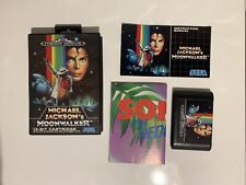 Sega Mega Drive Michael Jackson's Moonwalker versione pal Completo Con Poster