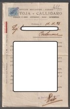 461  BERTOJA  /  CALLIGARO - PORDENONE  - vedi  mod. personalizzato