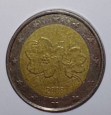 Moneta Finlandia 2 Euro Fiori