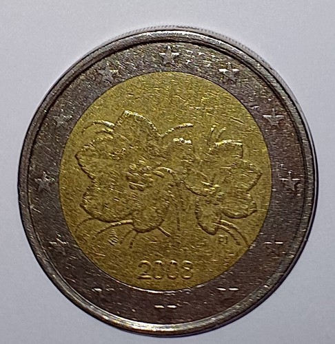 Moneta finlandia euro fiori - 2,