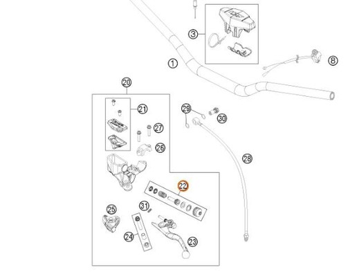 Kit riparazione pompa freno - kit,