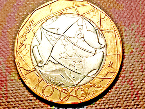 Monete 1000 lire bimetallo - monete,