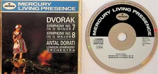 DVORAK: Symphony No. 7 & 8 Dorati FULL SILVER USA Mercury Living Presence CD