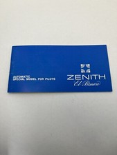 Libretto istruzioni originale per ZENITH el Primero Automatico PILOTS cronografo