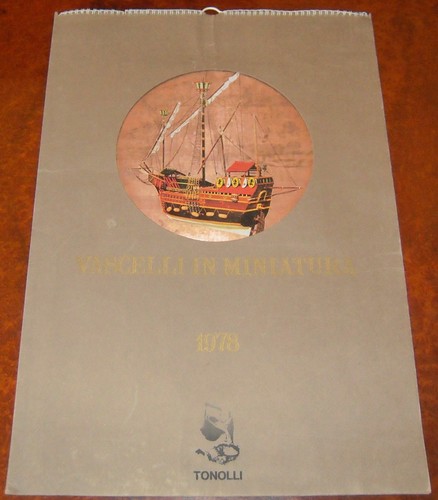 Calendario vintage vascelli - vintage,