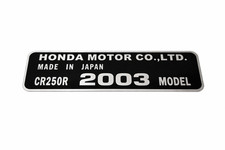 Targa ID non OEM HONDA CR250R