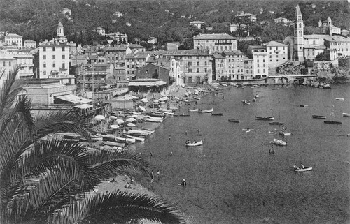 Cartolina recco spiaggia - cartolina,