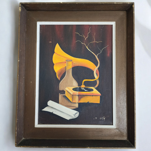 Dipinto olio originale - , vintage