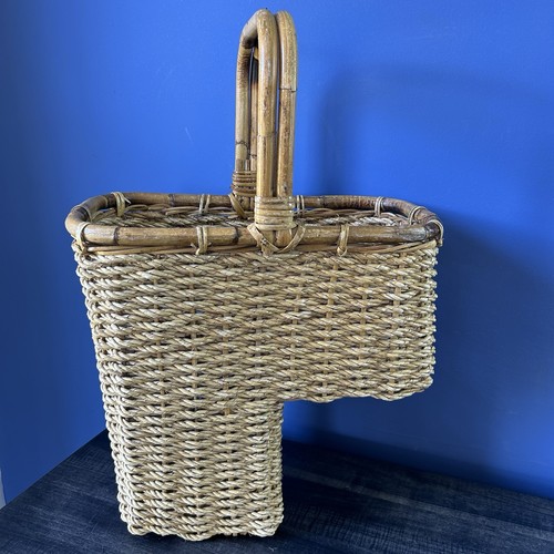 Cestino scala rattan vimini