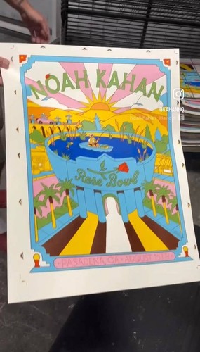 Poster noah kahan rose bowl - poster,