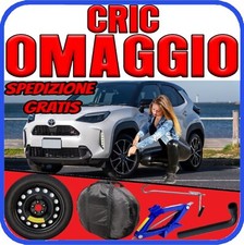 Ruotino Di Scorta 5Fori Da 17 Per Toyota Yaris Cross Con Kit Cric + Chiave Sacca