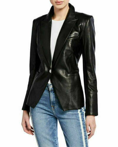 Blazer donna vera pelle - vera,