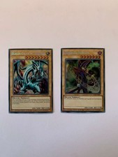 2x Carte Yugioh: Mago Oscuro e Drago Bianco Occhi Blu (CT14-DE001/02)