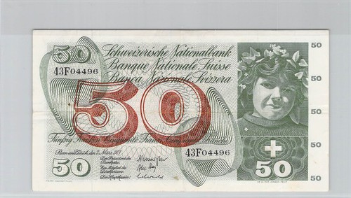 Svizzera franchi 3 1973 - svizzera, 50