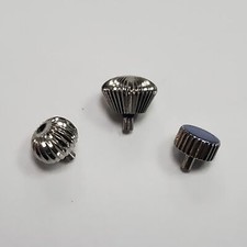 1Ricambi tappo corona orologio acciaio inox temprato per movimenti orologio 6497/6498 ST