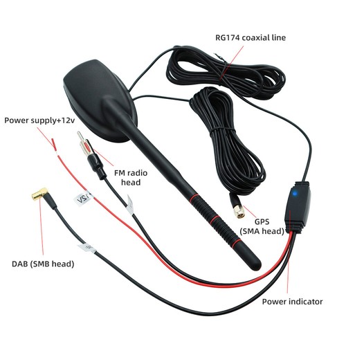Antenna auto dab gps - dab, +
