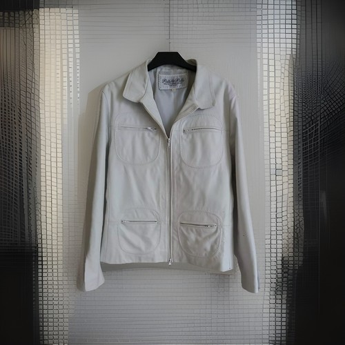 Giacca donna bianca - in, vera