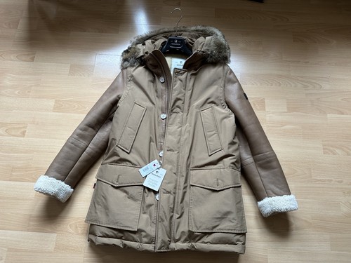 Woolrich brown sheepskin - woolrich,