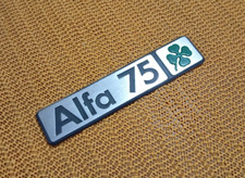 SCRITTA STEMMA LOGO ORIGINALE ALFA ROMEO 75 QUADRIFOGLIO