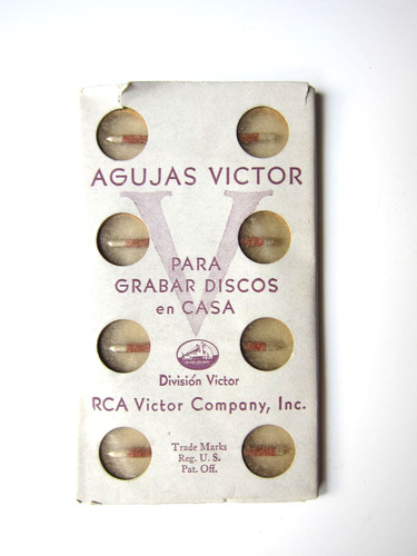 Grammofono aghi agujas victor - grammofono,