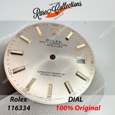 USED Usato Rolex Dial 116330 116334 3136 Silver Luminova DateJust 0062