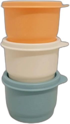 Tupperware colorato set 3 - tupperware, di