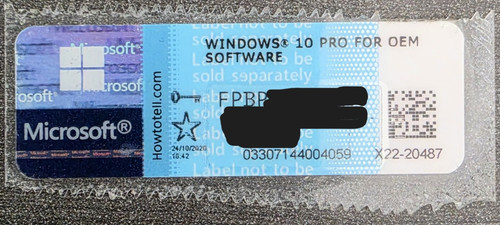 Microsoft windows pro per - 10,