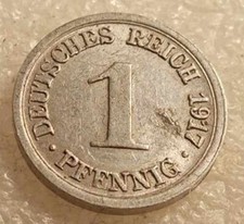 MONETA 1 PFENNIG REPUBBLICA REICH GERMANIA 1917