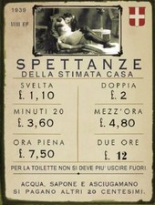 TARGA VINTAGE SPETTANZE