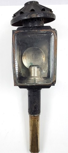 Antique french tin candle - antique,