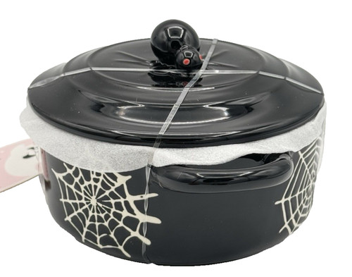Halloween nero con ragnatela - nero, e