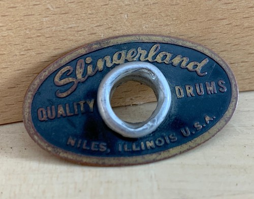 Slingerland nero oro ovale - e,