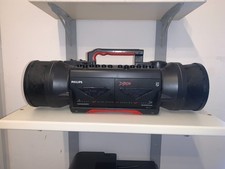Philips AW 7190 DBB Boombox Doppio Deck