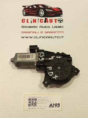 Motorino alzavetro posteriore - motorino,
