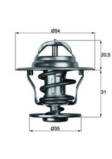MAHLE TX 13 92D Termostato