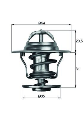 Mahle 92d termostato - tx, 13
