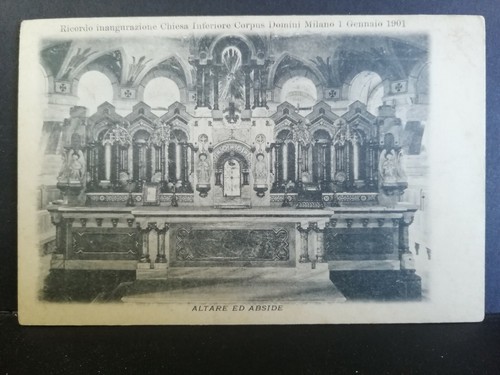 Cartolina milano chiesa - milano,