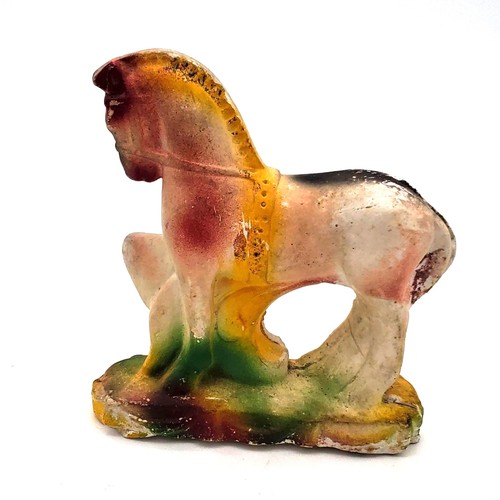 Statuina cavallo gesso - cavallo,