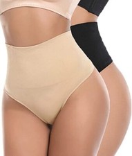 Guaina contenitiva slip modellante pancia piatta Vita Alta Donna Dimagrante 2 pz