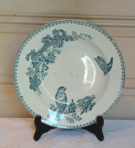 Ancien plat creux faïence - en,