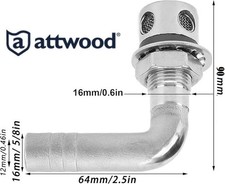 Sfiato inox 316 acciaio