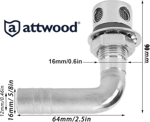 Sfiato inox 316 acciaio
