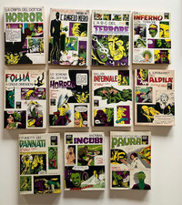 LOTTO 11 ALBI FUMETTI HORROR POCKET SANSONI 1 3 4 7 8 9 10 11 12 15 18