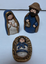 Thun Presepe Gesù Giuseppe Maria Blu Giubileo 2000 Fuori produzione Ottime