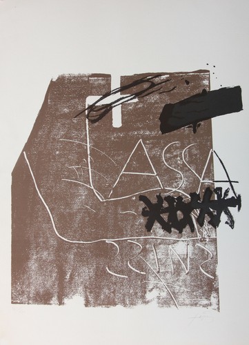 Tapies antony litografia - antony,