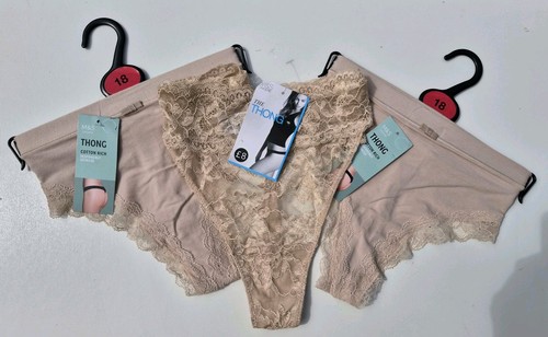 Taglia beige perizoma - 18,