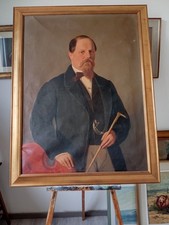 Dipinto d'epoca 800 ritratto