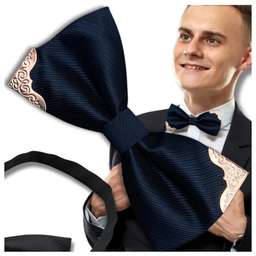 Papillon blu navy - , uomo