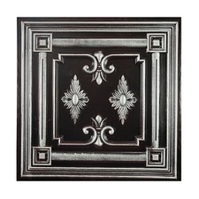 Piastrelle fantasia decorazioni pannelli opere d'arte invecchiati PL63 argento tradizionale 10 pezzi DECORAZIONE PITTURA