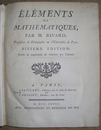 Rivard elements matematica - elements, di